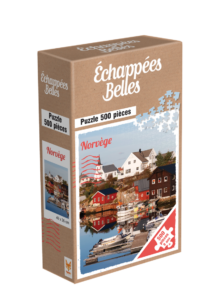Boite du Puzzle 500 pièces Echappées Belles - NORVEGE